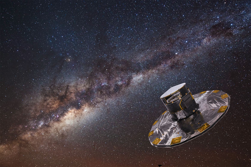 Gaia mapping the stars of the Milky Way 