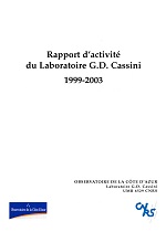 OCA NI 010218 W146 labo cassini rapport 1999 2003TITRE