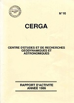 PO142 5 CERGA16 RAPPORT ACTIVITE CERGA1986 TITRE