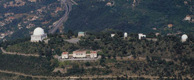 Vue aérienne du site du Mont-Gros